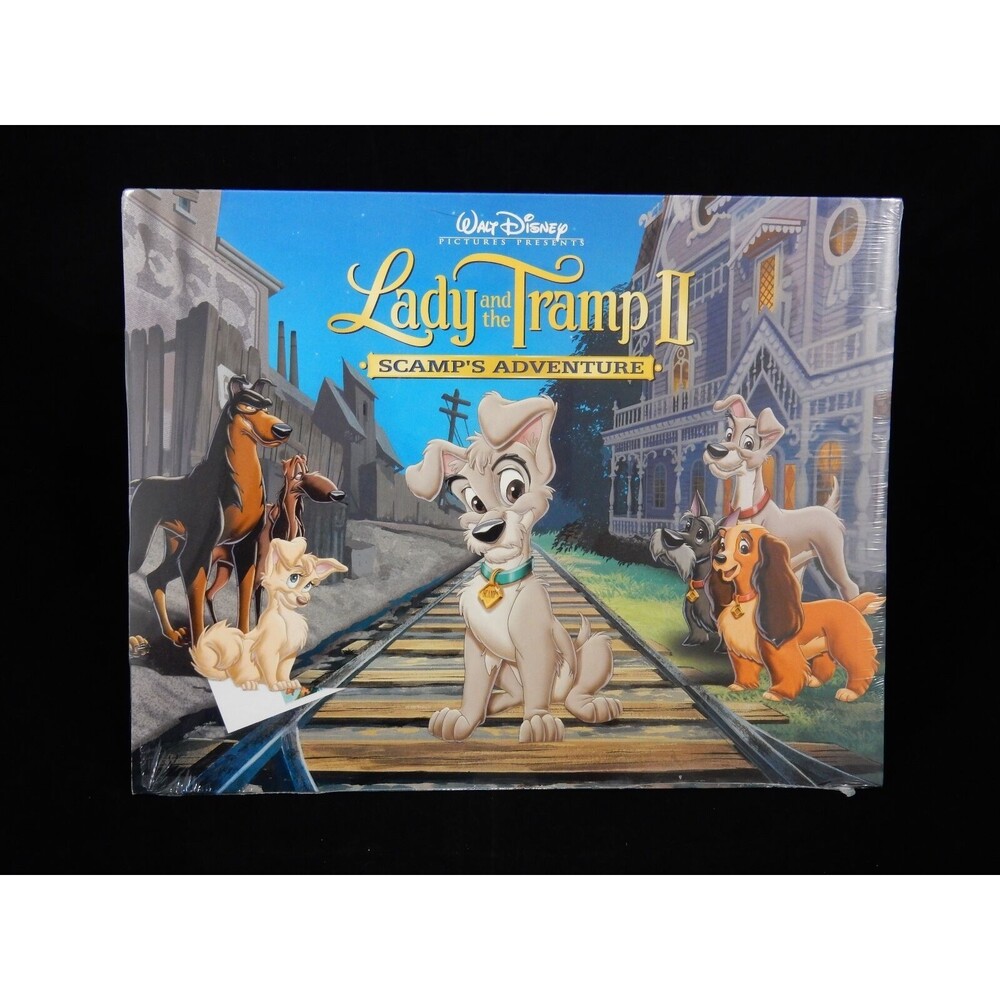 Disney Store Exclusive Lithograph Portfolio ~ Lady & the Tramp II Scamp SEALED